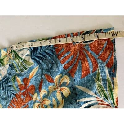 Pierre Cardin Men's M Hawaiian Floral Button-Up Shirt Multicolor Summer - Thumbnail 7