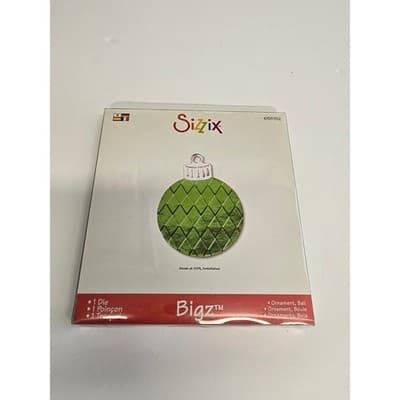 Sizzix Bigz Die Ornament Ball 655152 Christmas Holiday Crafting Steel Rule Die - Image 1