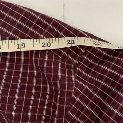 Duluth Trading Co Men's 2XL Red Long Sleeve Button-Up Shirt Wrinkle Fighter - Thumbnail 8