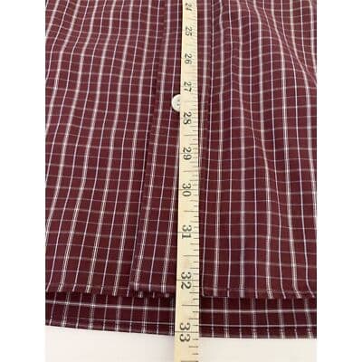 Duluth Trading Co Men's 2XL Red Long Sleeve Button-Up Shirt Wrinkle Fighter - Thumbnail 11