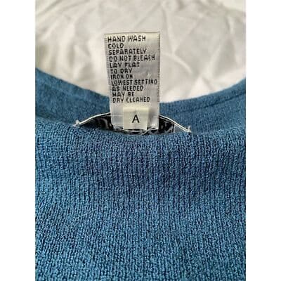 Chico's Design Women's Blue Knit Sleeveless Tank Top Size 1 - Thumbnail 6