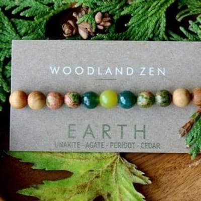 Small Yoga Bracelet For Women, Men, Calming Bracelet Grounding Jewelry, - Thumbnail 9