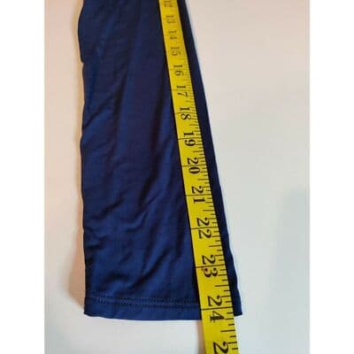 Miin Navy Blue Twist Back Sheer Damask Panel Long Sleeve Top Small TCD1037 USA - Thumbnail 9