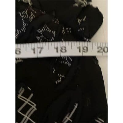 Chaus Women's Petite Floral Blouse Black Short Sleeve Size 8 Lightweight - Thumbnail 11