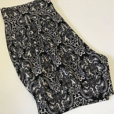 Women's Huefulin High Waist Comfy Casual Print Harem Shorts M/L - Thumbnail 3