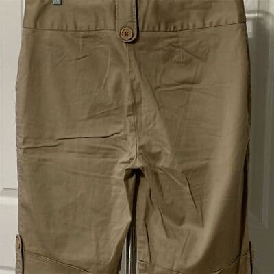 VTG. Women D.F.A. New York Shorts Size 12 Beige Casual Summer - Thumbnail 2