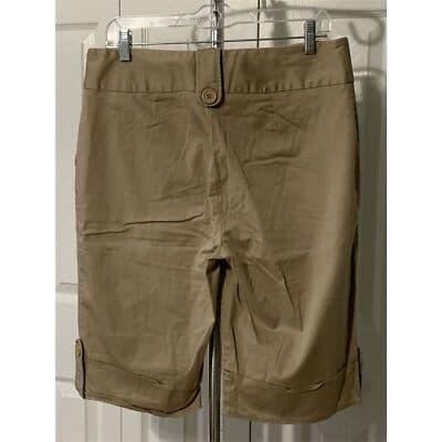 VTG. Women D.F.A. New York Shorts Size 12 Beige Casual Summer - Thumbnail 4
