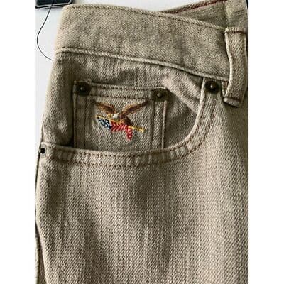 American Living Women's Bootcut Jeans Size 6 Brown Mid Rise 32" Inseam - Thumbnail 3