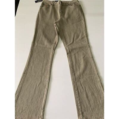 American Living Women's Bootcut Jeans Size 6 Brown Mid Rise 32" Inseam - Thumbnail 2
