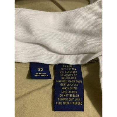 Polo Ralph Lauren Men's Beige Chino Shorts Size 32 Casual Twill - Thumbnail 9