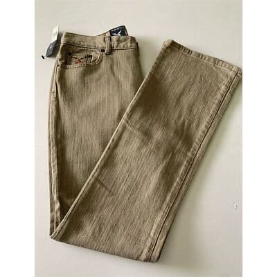 American Living Women's Bootcut Jeans Size 6 Brown Mid Rise 32" Inseam - Thumbnail 14