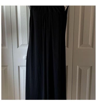 Avenue Women's Size 14 Black Sleeveless Maxi Dress Formal - Thumbnail 10