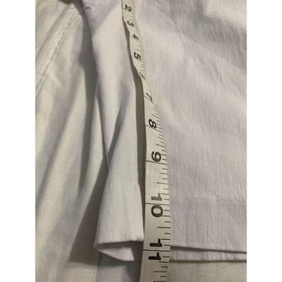 Rafaella Women's Size 14 White Cropped Pants Pull-On Stretch Casual - Thumbnail 4