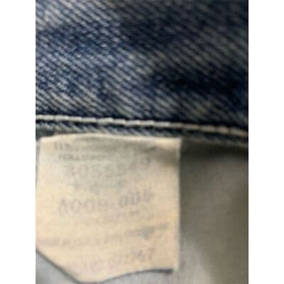 Vintage Lee Women's High Waisted Denim Shorts Blue Size M Casual - Thumbnail 8