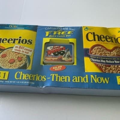 Cheerios Cereal Box Cut Outs Lone Ranger Rides Again Mask Set Of Two - Image 1