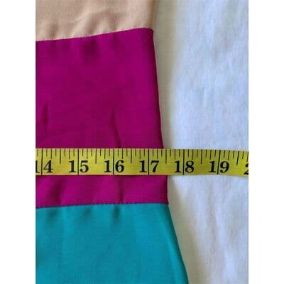 Shasa Women's Sleeveless Colorblock Top Size S Multicolor - Thumbnail 9