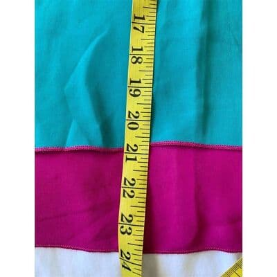 Shasa Women's Sleeveless Colorblock Top Size S Multicolor - Thumbnail 10