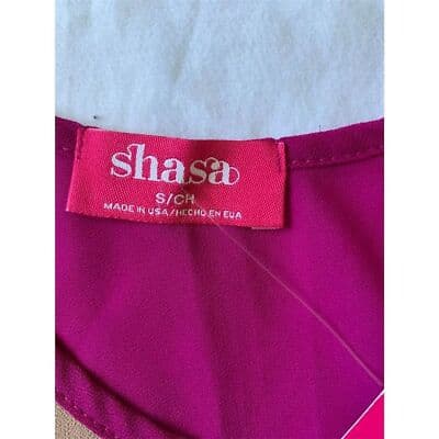 Shasa Women's Sleeveless Colorblock Top Size S Multicolor - Thumbnail 6