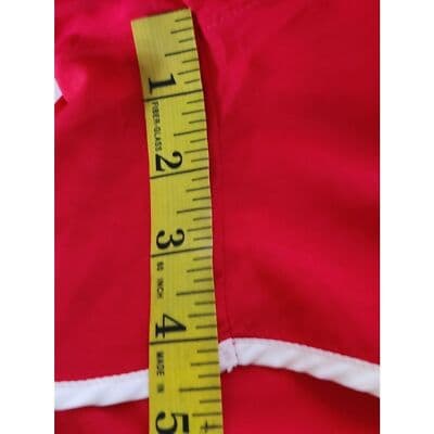 Academy Sports Outdoors Panthers Running Shorts Red White S Polyester Athletic - Thumbnail 3