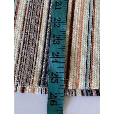 Cure Women's XL Multicolor Striped 3/4 Sleeve Blouse Casual - Thumbnail 6