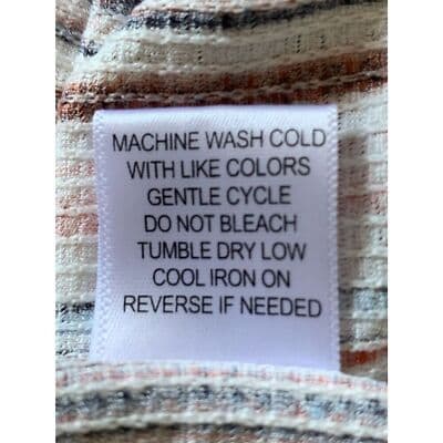 Cure Women's XL Multicolor Striped 3/4 Sleeve Blouse Casual - Thumbnail 10