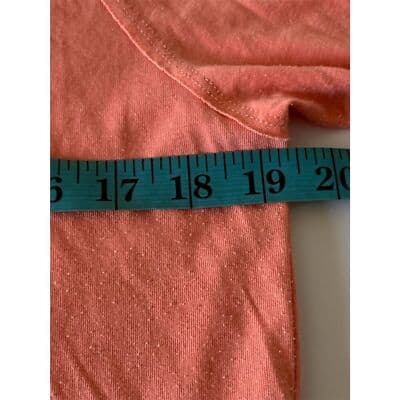 Calvin Klein Women's 3/4 Sleeve Coral Blouse Size XL Casual Spring - Thumbnail 7