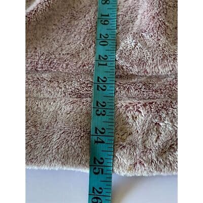 Member's Mark Women's Cozy Plush Pullover Hoodie Wine/Cream Size S - Thumbnail 12