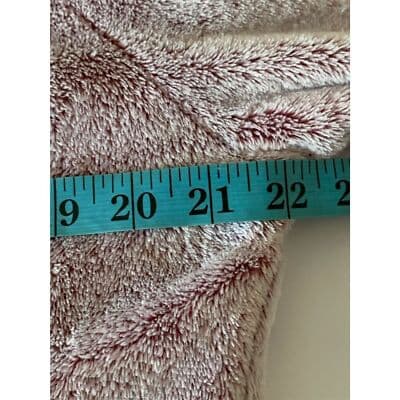 Member's Mark Women's Cozy Plush Pullover Hoodie Wine/Cream Size S - Thumbnail 11