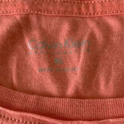 Calvin Klein Women's 3/4 Sleeve Coral Blouse Size XL Casual Spring - Thumbnail 3