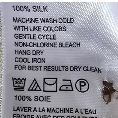 Tommy Bahama Mens 100% Silk Tropical Floral Camp Shirt Tan Beige Short Sleeve L - Thumbnail 5