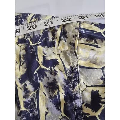 Columbia Sportswear Marlin Fish Print Shirt Mens XL Blue Yellow Cotton AM7604 - Thumbnail 6