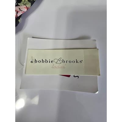 Bobbie Brooks Plus Size 1X Black Floral Mesh Sleeveless Tunic Top NWT - Thumbnail 4