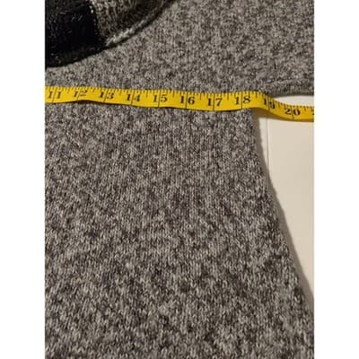 Style & Co Women Cowl Neck Waffle Pullover Sweater Petite Gray Size PM - Thumbnail 8