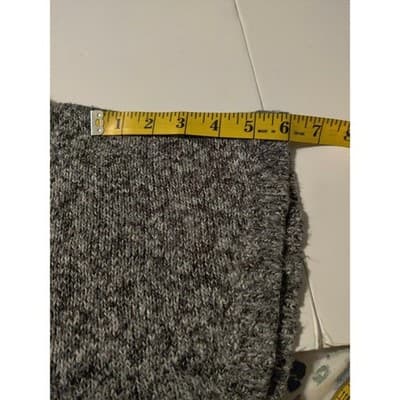 Style & Co Women Cowl Neck Waffle Pullover Sweater Petite Gray Size PM - Thumbnail 7