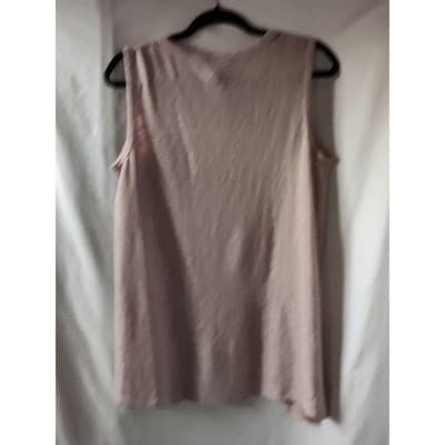 Bobeau Womens Knit Sleeveless Tank Top Blouse Pullover Tan Size Medium - Thumbnail 3