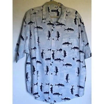 Men's Puritan Short Sleeve Button Front 2XL - Thumbnail 7