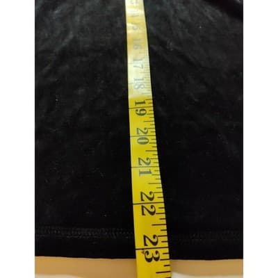 Alexandra Bartlett Intimates Womens Velvet Blouse Top V-Neck Long Sleeve Size L - Thumbnail 9