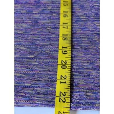 Allison Daley Womens Short Sleeve Round Neck Top Purple Polyester Size Medium - Thumbnail 8