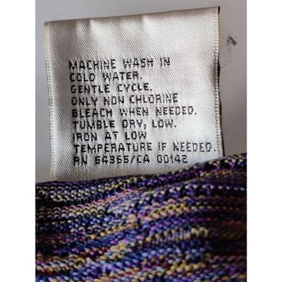 Allison Daley Womens Short Sleeve Round Neck Top Purple Polyester Size Medium - Thumbnail 4