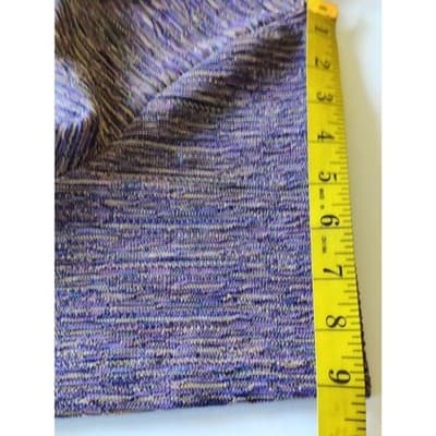 Allison Daley Womens Short Sleeve Round Neck Top Purple Polyester Size Medium - Thumbnail 7