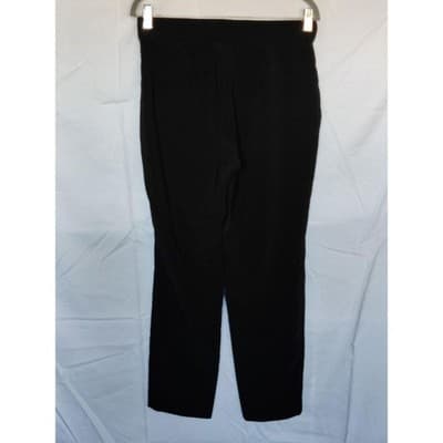 Tahari Skinny Pull-on Dress Pants Womens Black Size M - Image 1