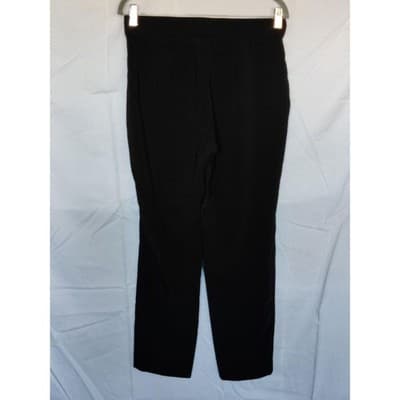Tahari Skinny Pull-on Dress Pants Womens Black Size M - Thumbnail 2