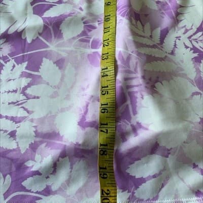 Purple Floral Athletic Skort with Built-in Shorts and Pockets - Thumbnail 7
