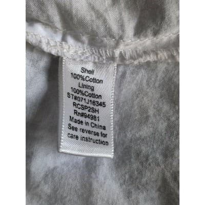 F21 Forever 21 Sleeveless Button Front Dress Blue/Brown Size Small - Thumbnail 6