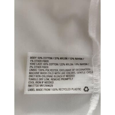 Xhilaration Lace Overlay Lined Sheath Dress Sleeveless White Womens Size Small - Thumbnail 4