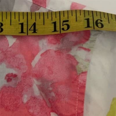 Talbots Watercolor Floral Ruffle Neck Popover Top Long Sleeve Multicolor LP - Thumbnail 7