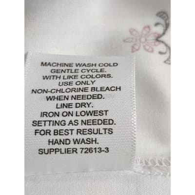 Women's Short Sleeve Top St John's Bay Size PM RN#93677 Laced v-neck - Thumbnail 5