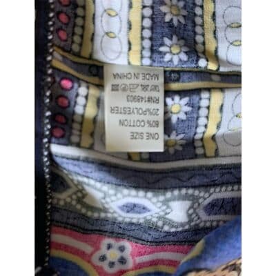 Women's African Dashiki Kaftan Maxi Dress Multicolor One Size - Thumbnail 9