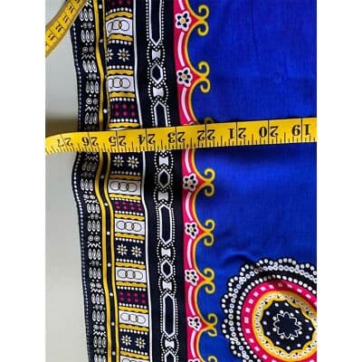 Women's African Dashiki Kaftan Maxi Dress Multicolor One Size - Thumbnail 7