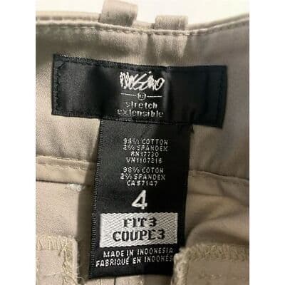VTG. Mossimo Women's Size 4 Shorts Beige Flat Front Casual Summer - Thumbnail 11